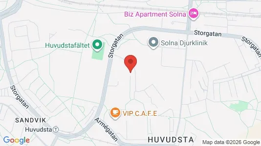 Lägenheter att hyra i Solna - Bild från Google Street View