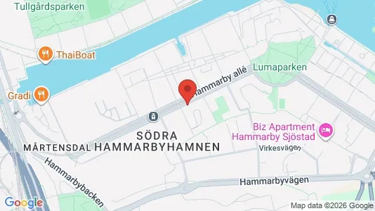 Lägenheter att hyra i Hammarbyhamnen - Bild från Google Street View