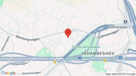 Lägenheter att hyra i Hammarbyhamnen - kort over placeringen