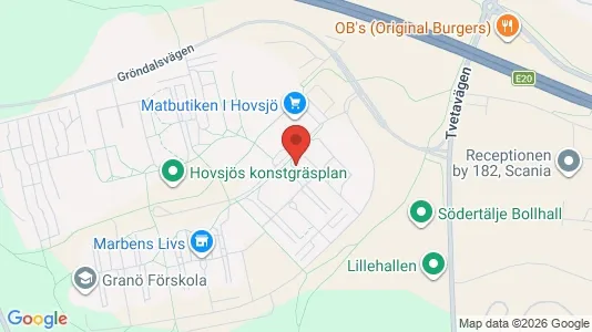 Lägenheter att hyra i Södertälje - kort over placeringen