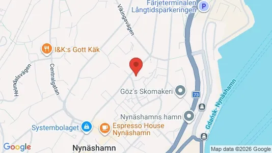 Lägenheter att hyra i Nynäshamn - kort over placeringen