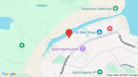 Lägenheter att hyra i Gärdet/Djurgården - kort over placeringen