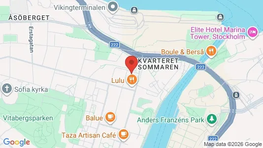 Lägenheter att hyra i Södermalm - kort over placeringen