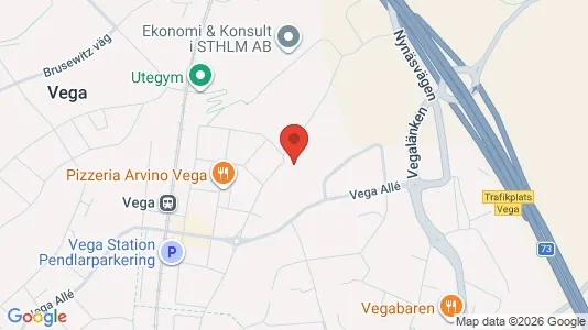 Lägenheter att hyra i Haninge - kort over placeringen