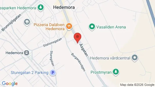 Bostadsrätter till salu i Hedemora - Bild från Google Street View