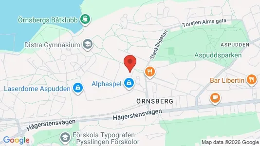 Lägenheter att hyra i Söderort - kort over placeringen