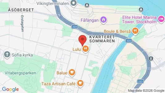 Lägenheter att hyra i Södermalm - kort over placeringen