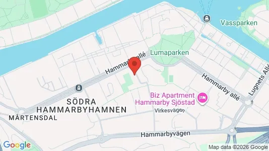 Lägenheter att hyra i Hammarbyhamnen - Bild från Google Street View