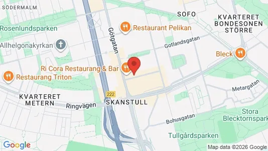 Lägenheter att hyra i Södermalm - kort over placeringen
