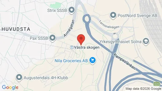 Lägenheter att hyra i Solna - Bild från Google Street View