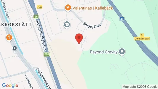 Lägenheter att hyra i Örgryte-Härlanda - kort over placeringen