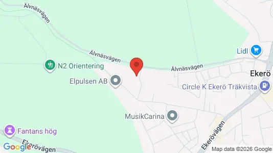 Lägenheter att hyra i Ekerö - kort over placeringen