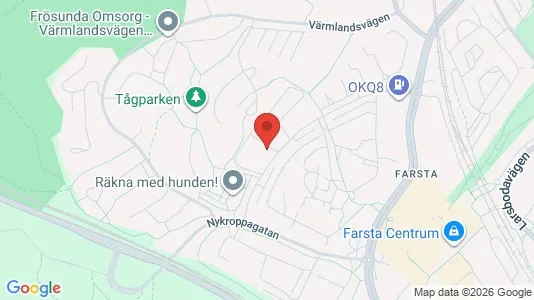 Lägenheter att hyra i Söderort - kort over placeringen