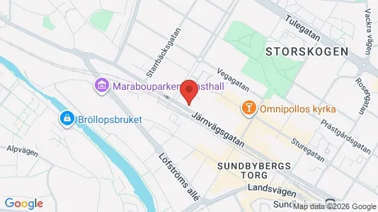 Lägenheter att hyra i Sundbyberg - kort over placeringen