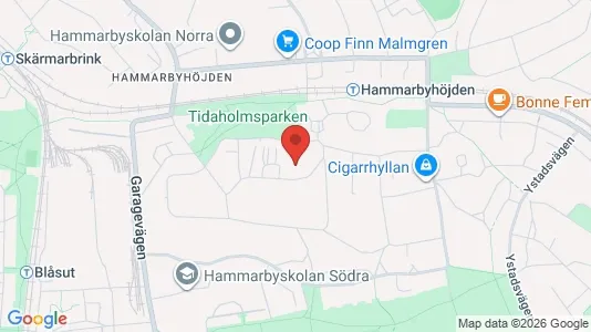 Lägenheter att hyra i Söderort - kort over placeringen