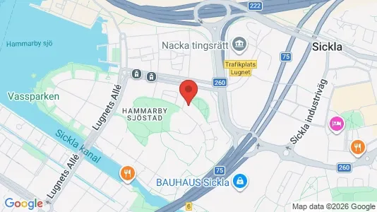 Lägenheter att hyra i Hammarbyhamnen - Bild från Google Street View