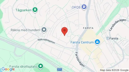 Lägenheter att hyra i Söderort - kort over placeringen