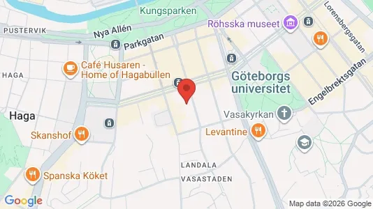 Lägenheter att hyra i Göteborg Centrum - kort over placeringen