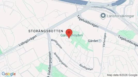 Lägenheter att hyra i Gärdet/Djurgården - Bild från Google Street View