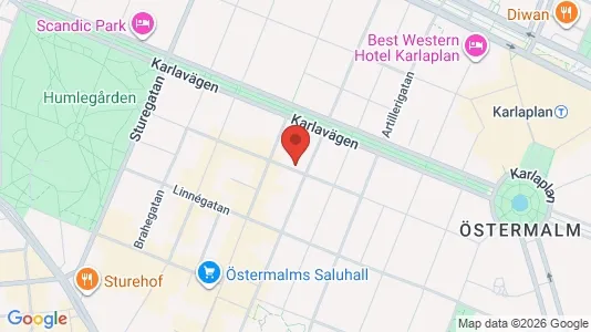 Lägenheter att hyra i Östermalm - Bild från Google Street View