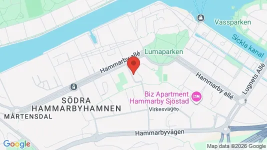 Lägenheter att hyra i Hammarbyhamnen - Bild från Google Street View