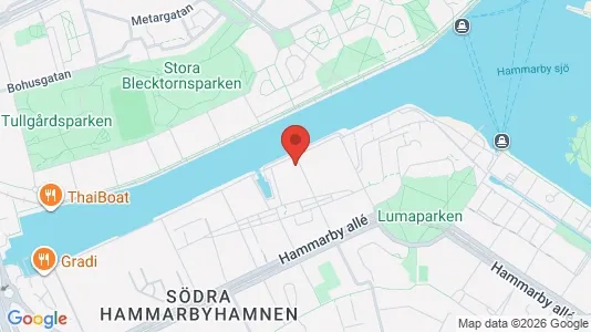 Lägenheter att hyra i Hammarbyhamnen - Bild från Google Street View