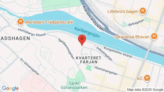 Lägenheter att hyra i Kungsholmen - kort over placeringen