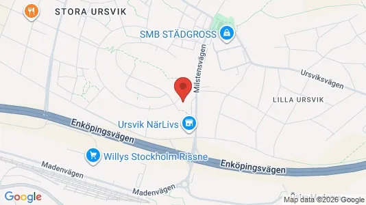 Lägenheter att hyra i Sundbyberg - kort over placeringen