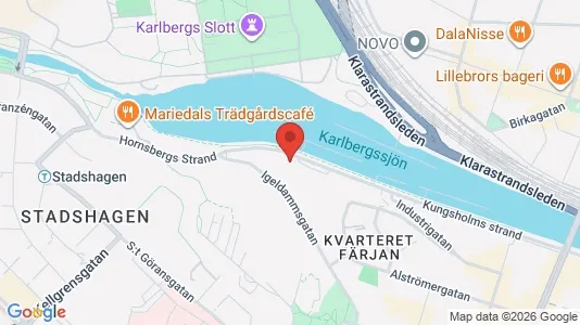 Lägenheter att hyra i Kungsholmen - kort over placeringen
