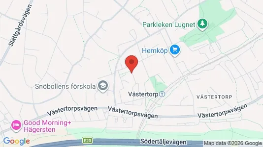 Lägenheter att hyra i Söderort - kort over placeringen