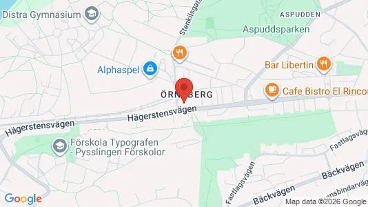 Lägenheter att hyra i Söderort - kort over placeringen