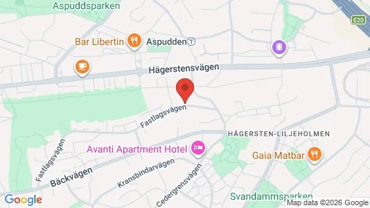 Lägenheter att hyra i Söderort - kort over placeringen