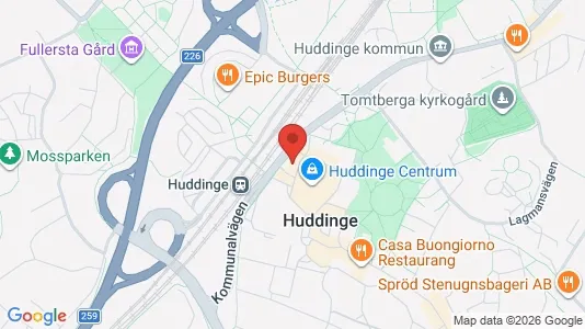 Lägenheter att hyra i Huddinge - Bild från Google Street View