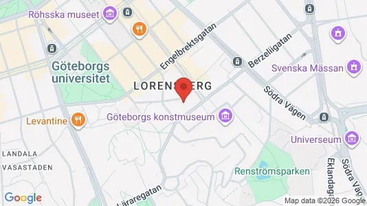 Lägenheter att hyra i Göteborg Centrum - kort over placeringen