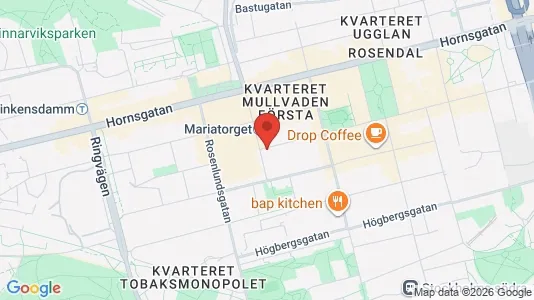 Lägenheter att hyra i Södermalm - kort over placeringen