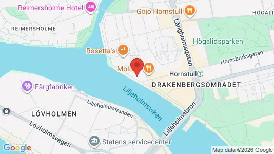 Lägenheter att hyra i Södermalm - kort over placeringen