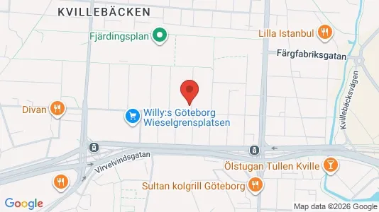 Lägenheter att hyra i Lundby - kort over placeringen