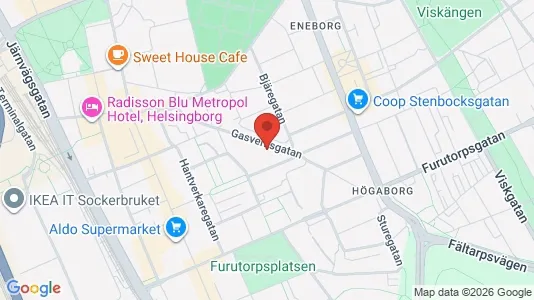 Lägenheter att hyra i Helsingborg - Bild från Google Street View