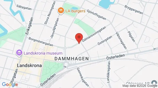 Lägenheter att hyra i Landskrona - Bild från Google Street View