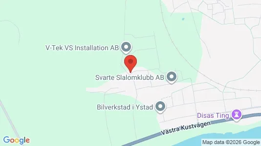 Bostadsrätter till salu i Ystad - kort over placeringen