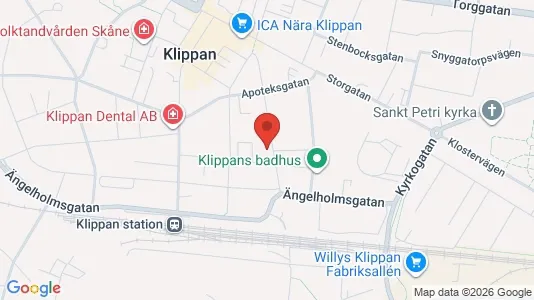 Lägenheter att hyra i Klippan - Bild från Google Street View