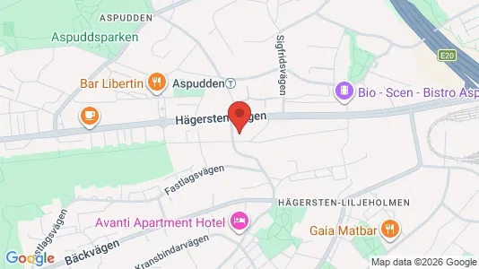 Lägenheter till salu i Söderort - kort over placeringen