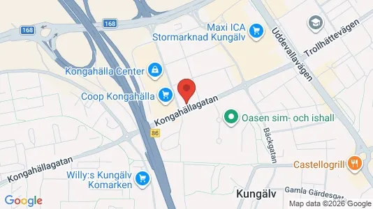 Lägenheter till salu i Kungälv - kort over placeringen