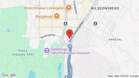 Lägenheter till salu i Göteborg Centrum - kort over placeringen