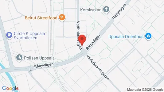 Lägenheter till salu i Uppsala - kort over placeringen