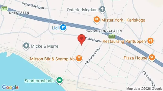 Bostadsrätter till salu i Karlskoga - kort over placeringen
