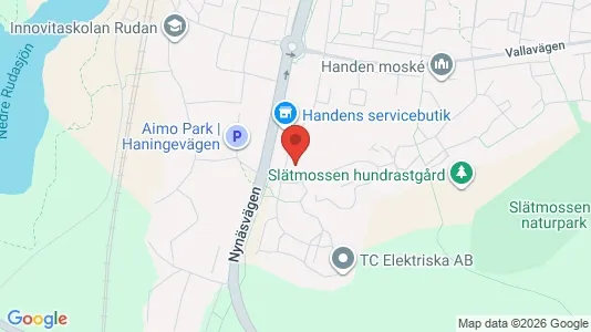 Lägenheter till salu i Haninge - kort over placeringen
