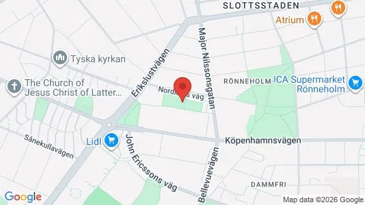 Lägenheter till salu i Malmö Centrum - kort over placeringen