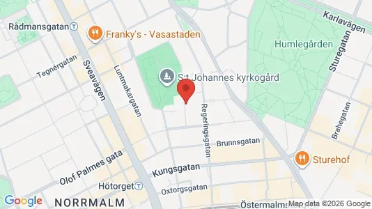 Lägenheter till salu i Stockholm Innerstad - kort over placeringen