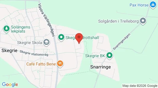 Lägenheter till salu i Trelleborg - kort over placeringen